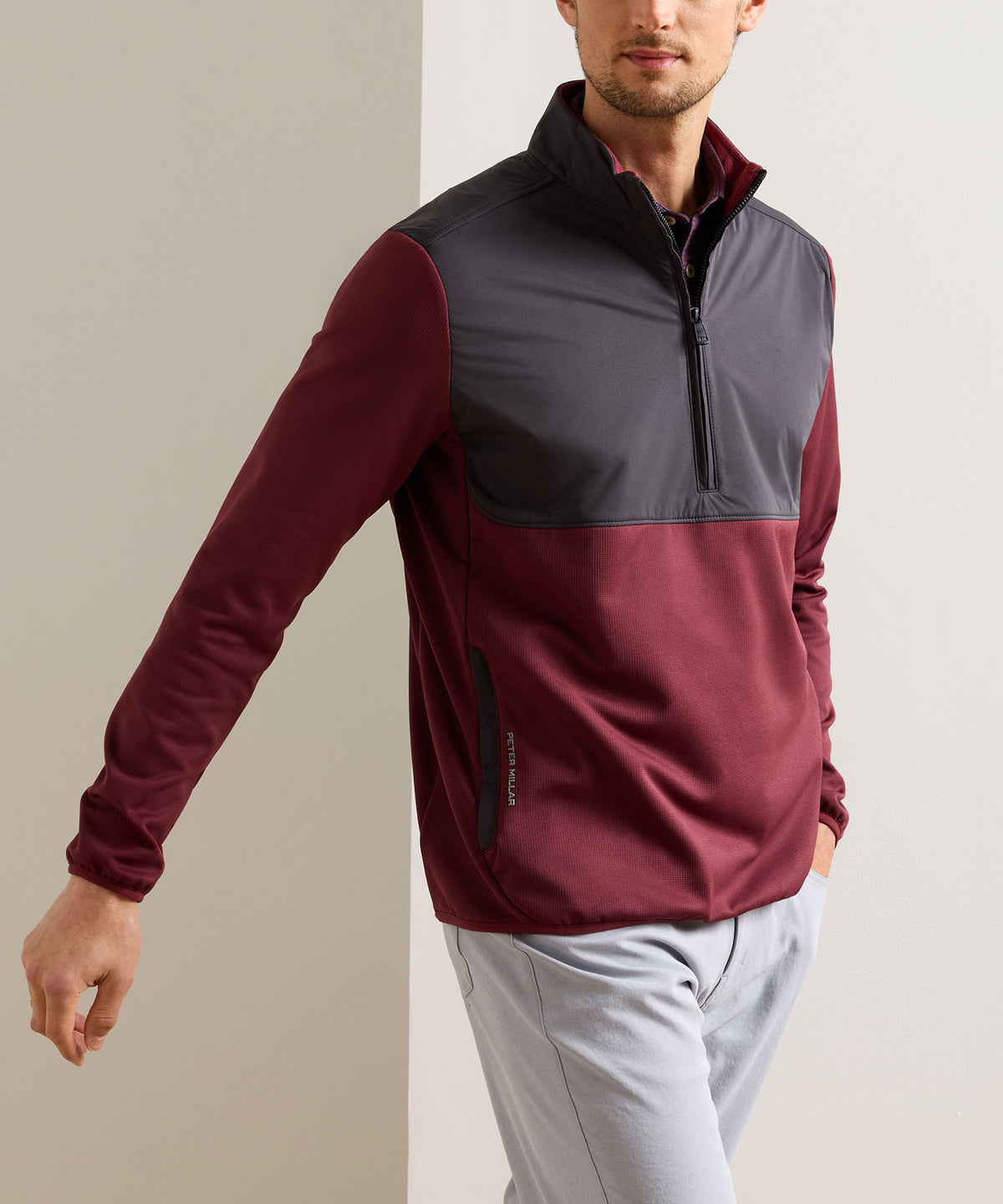 Peter Millar Vail Half-Zip Pullover, Men's Big & Tall
