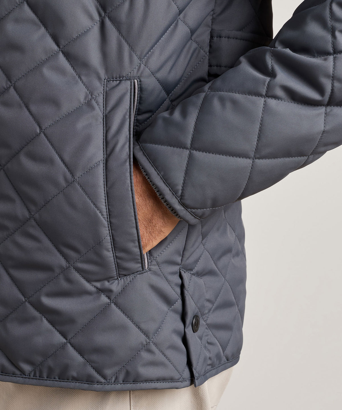 Peter Millar Suffolk Coat - Iron, Men's Big & Tall