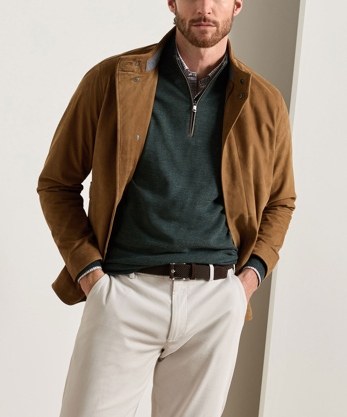 Peter Millar Norwalk Nubuck Coat, Men's Big & Tall