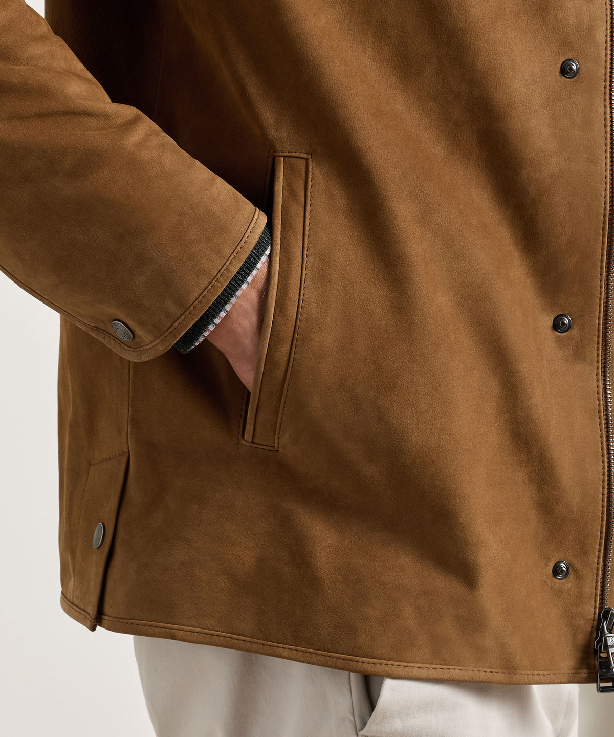 Peter Millar Norwalk Nubuck Coat, Men's Big & Tall