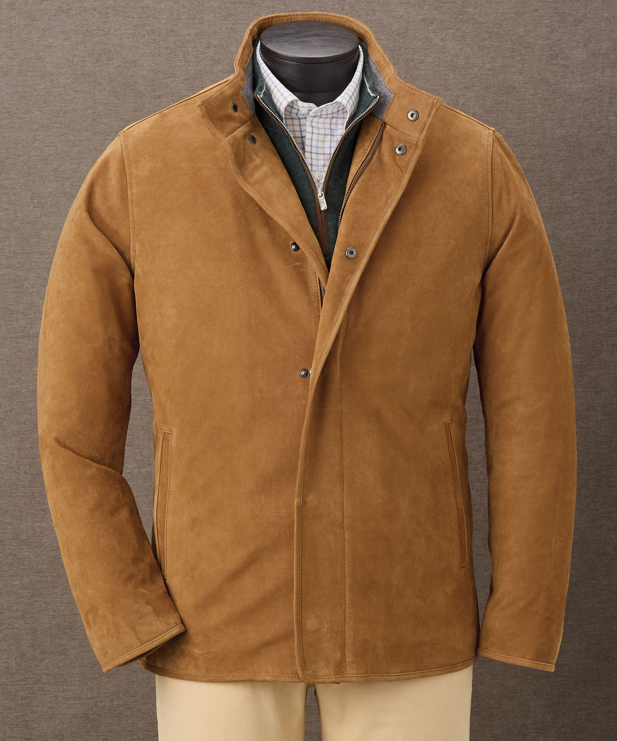 Peter Millar Norwalk Nubuck Coat, Men's Big & Tall