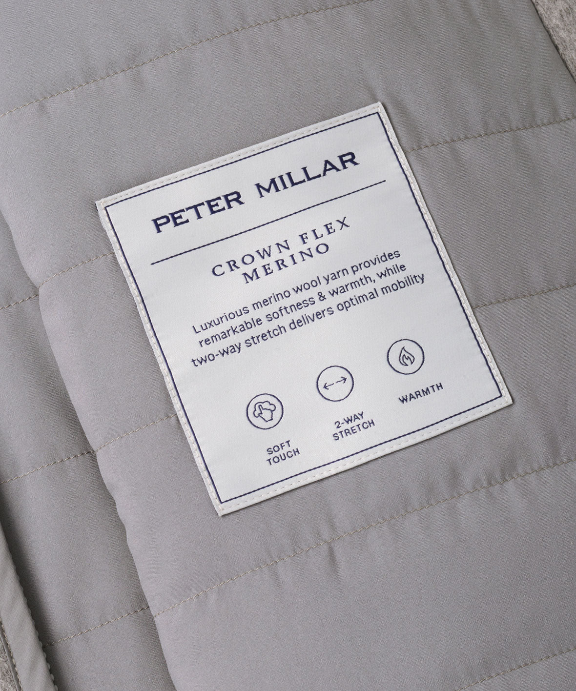 Peter Millar Crown Flex Merino Vest, Men's Big & Tall