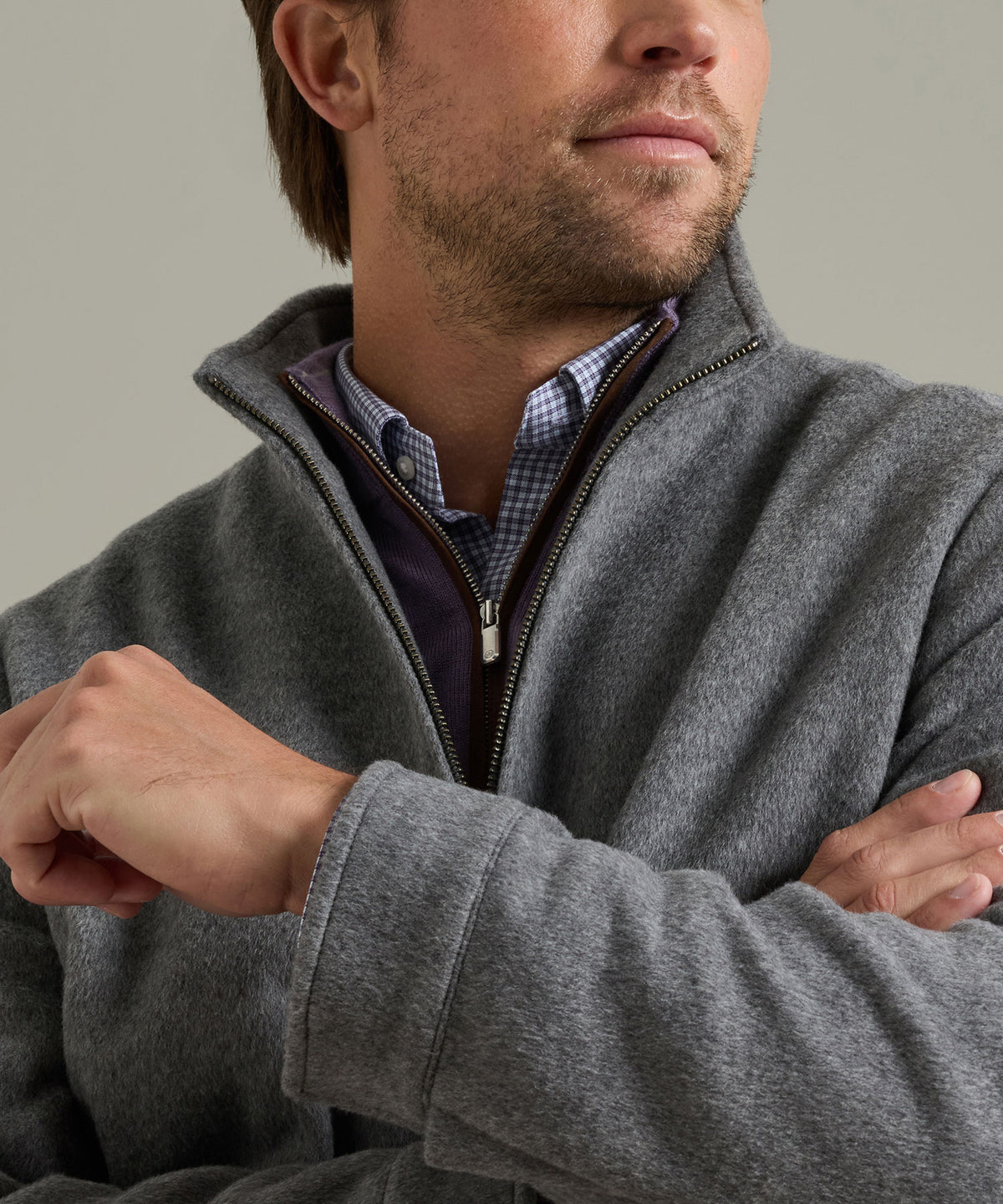 Peter Millar Crown Flex Merino Bomber, Men's Big & Tall