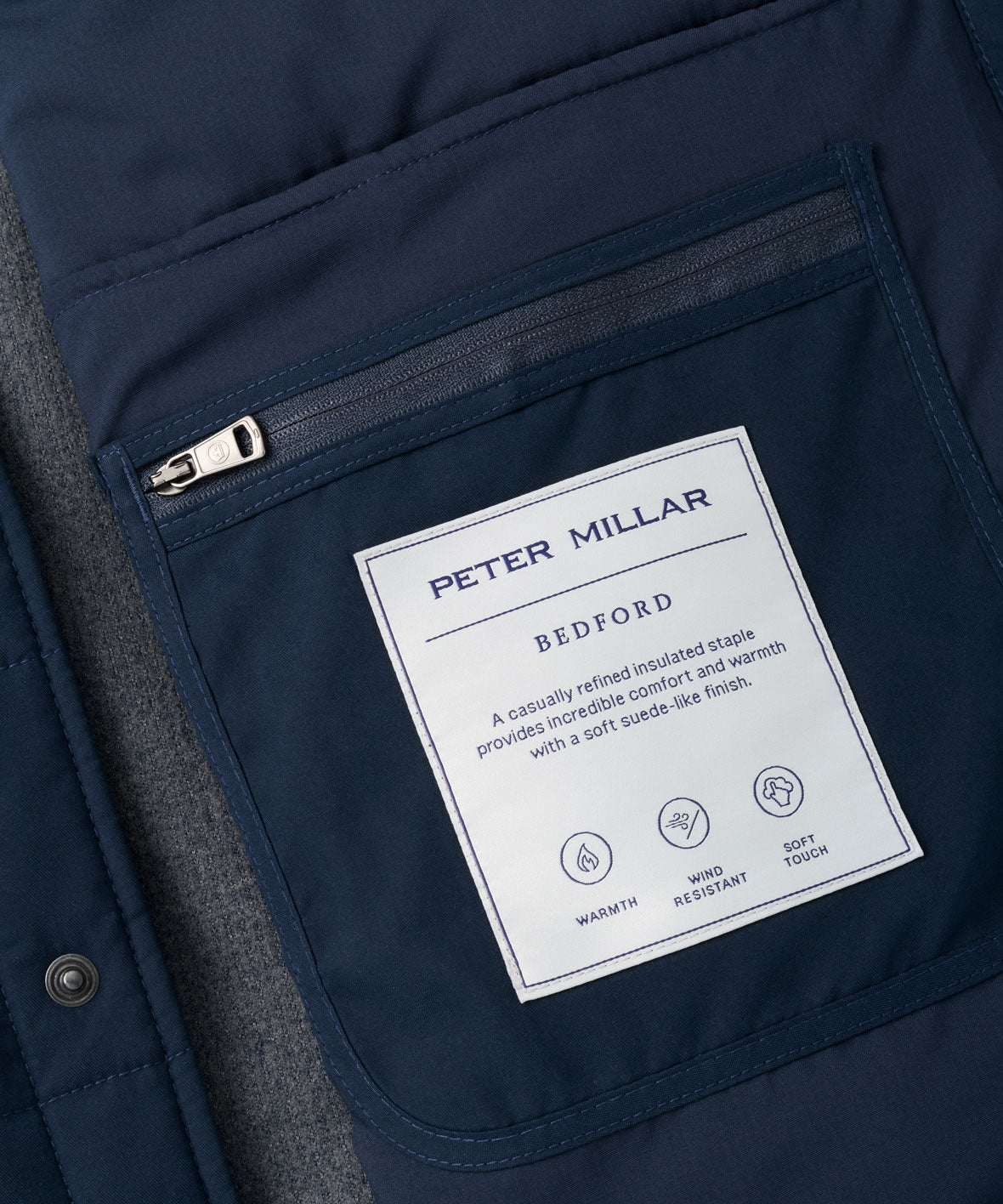 Peter Millar Bedford Hybrid Snap Jacket, Men's Big & Tall