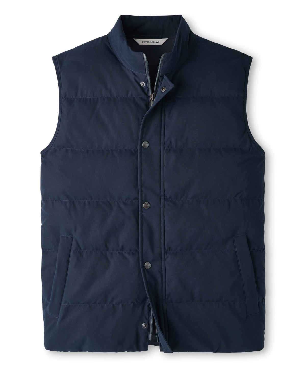 Peter Millar Bedford Quilted Vest - Dark Navy, Men's Big & Tall