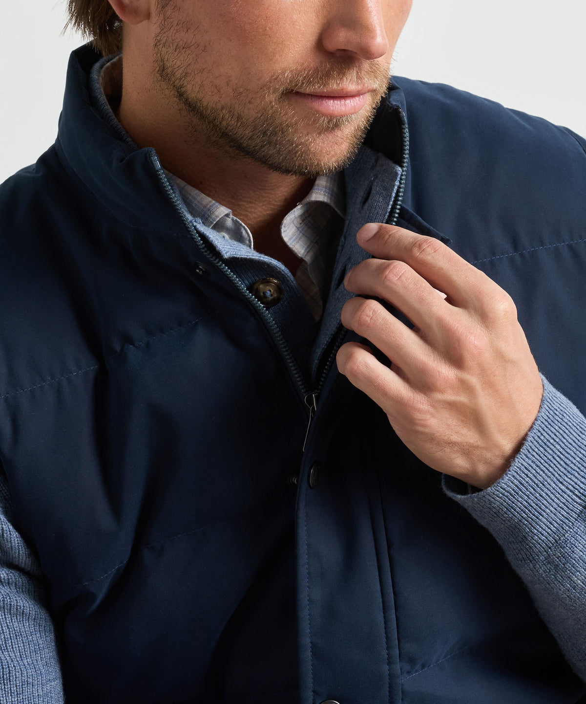 Peter Millar Bedford Quilted Vest, Men's Big & Tall