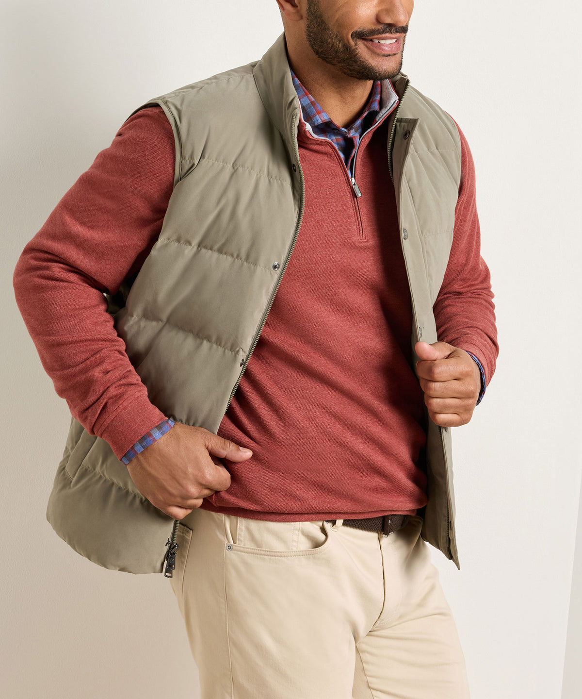 Peter Millar Bedford Quilted Vest, Men's Big & Tall
