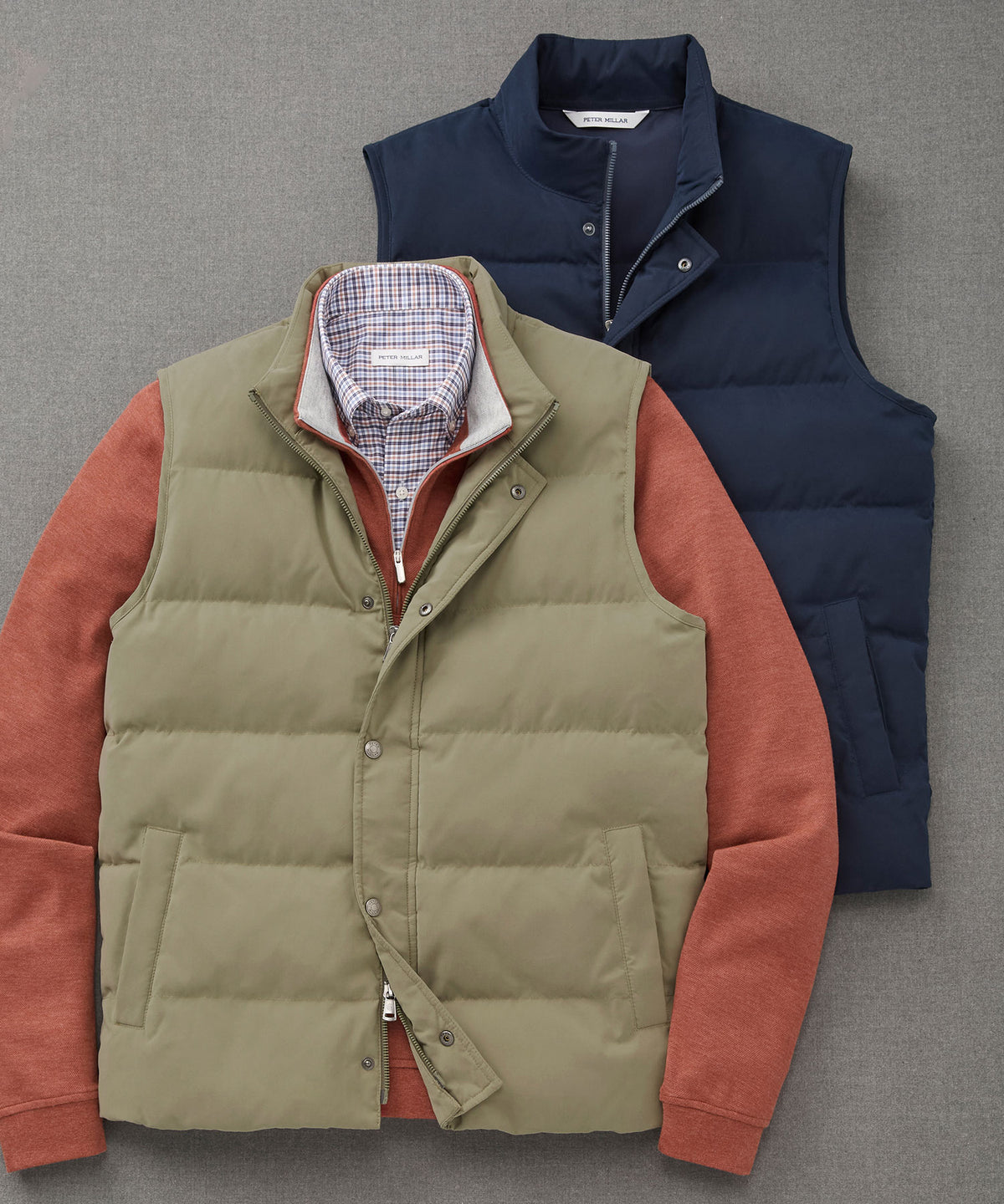 Peter Millar Bedford Quilted Vest, Men's Big & Tall
