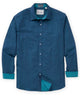 Robert Graham Long Sleeve 'Kerrington' Sport Shirt - Turquoise