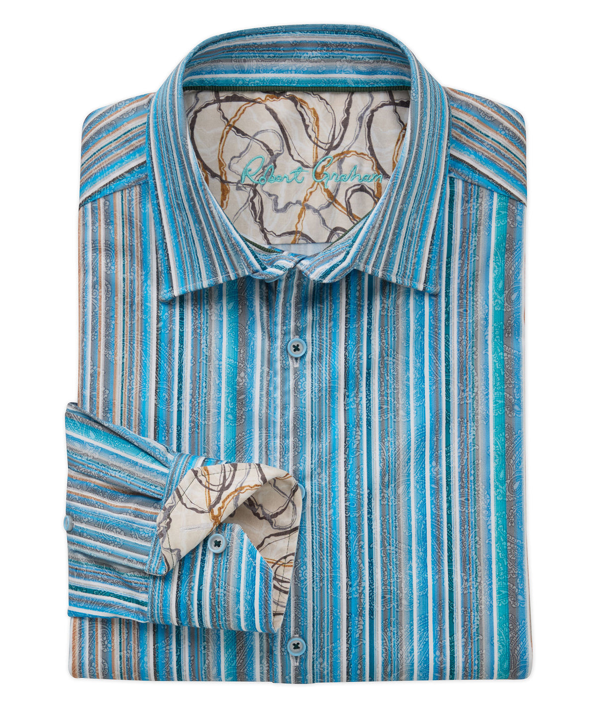 Robert Graham Long Sleeve 'Rehan' Sport Shirt, Men's Big & Tall