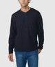 Westport Lifestyle Long Sleeve Dunes Pique Hi-Vee Tee - Black