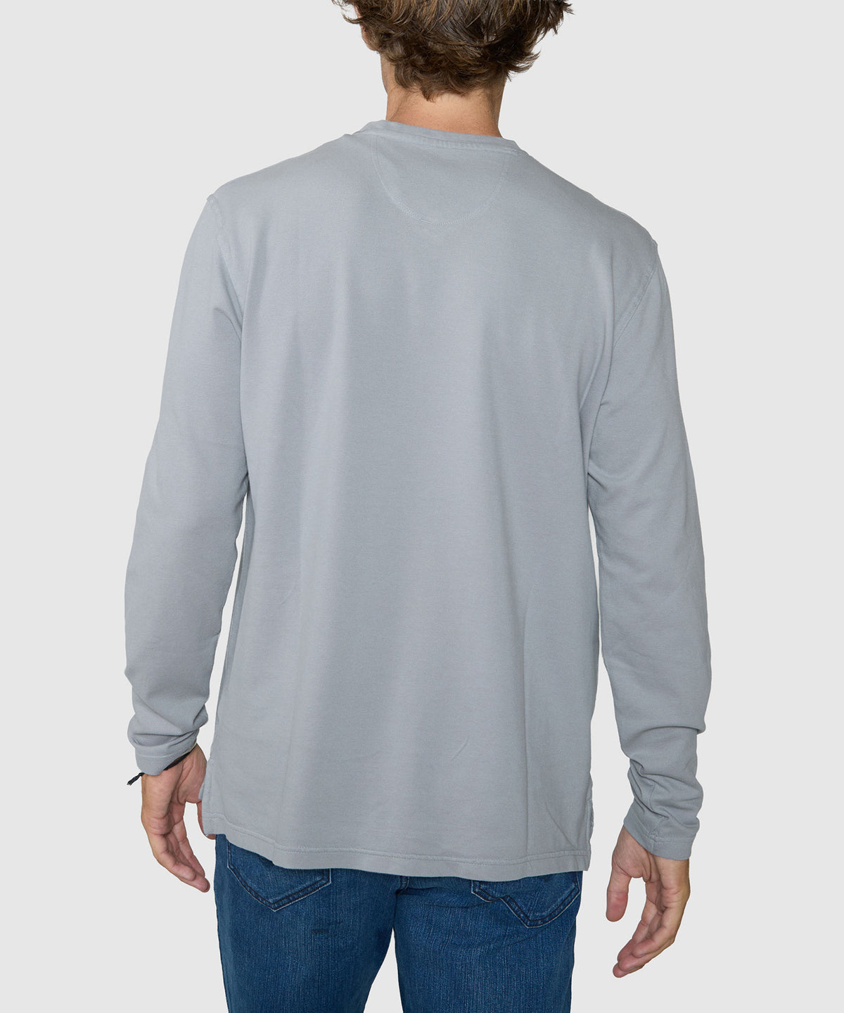 Westport Lifestyle Long Sleeve Dunes Pique Hi-Vee Tee, Men's Big & Tall