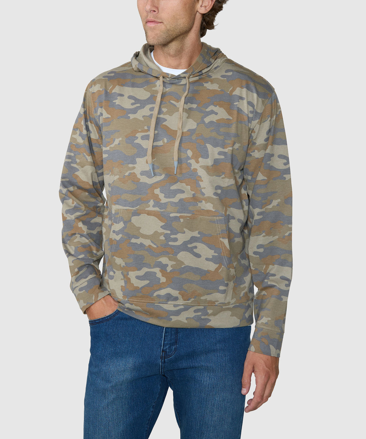 Westport Lifestyle East Coast Camo Hoodie, Men's Big & Tall
