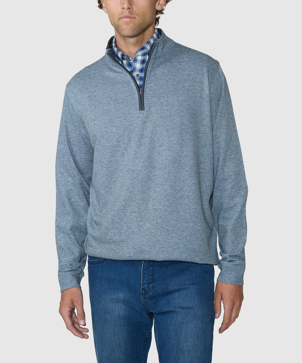 Westport Lifestyle "The Signature" Long Sleeve Quarter-Zip Pullover, Men's Big & Tall