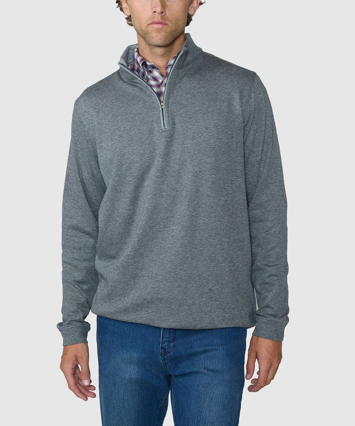 Westport Lifestyle "The Signature" Long Sleeve Quarter-Zip Pullover, Men's Big & Tall
