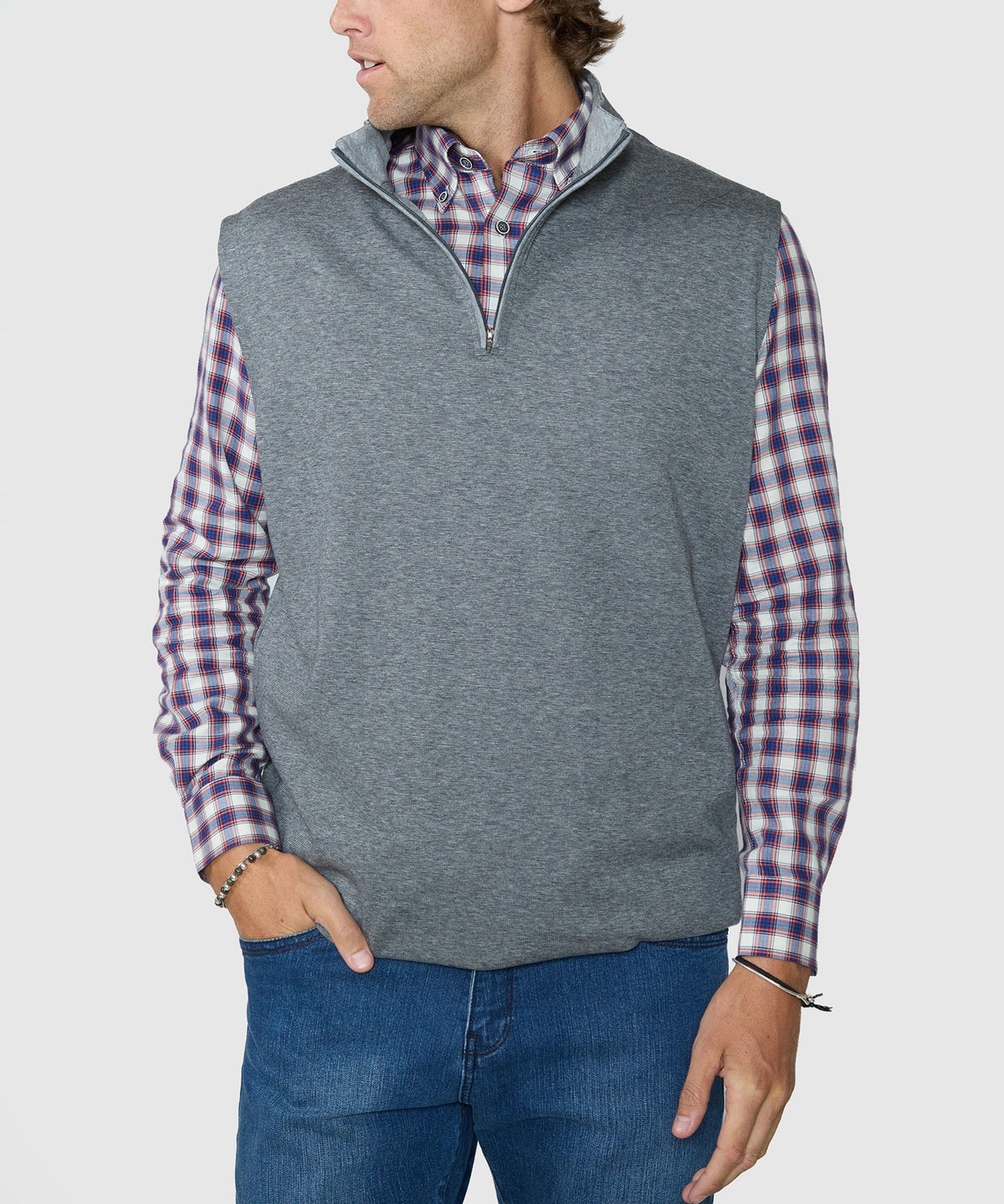 Westport Lifestyle "The Signature" Quarter-Zip Vest, Men's Big & Tall