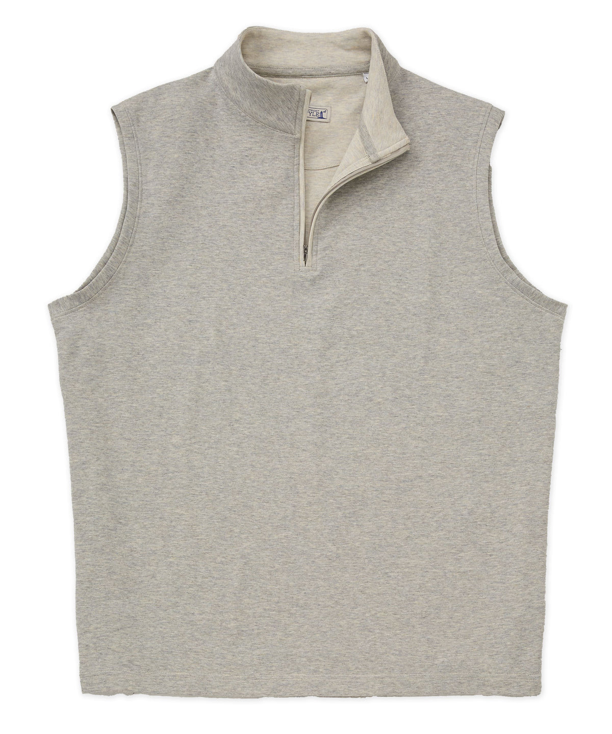 Westport Lifestyle "The Signature" Quarter-Zip Vest - Heather Grey, Men's Big & Tall