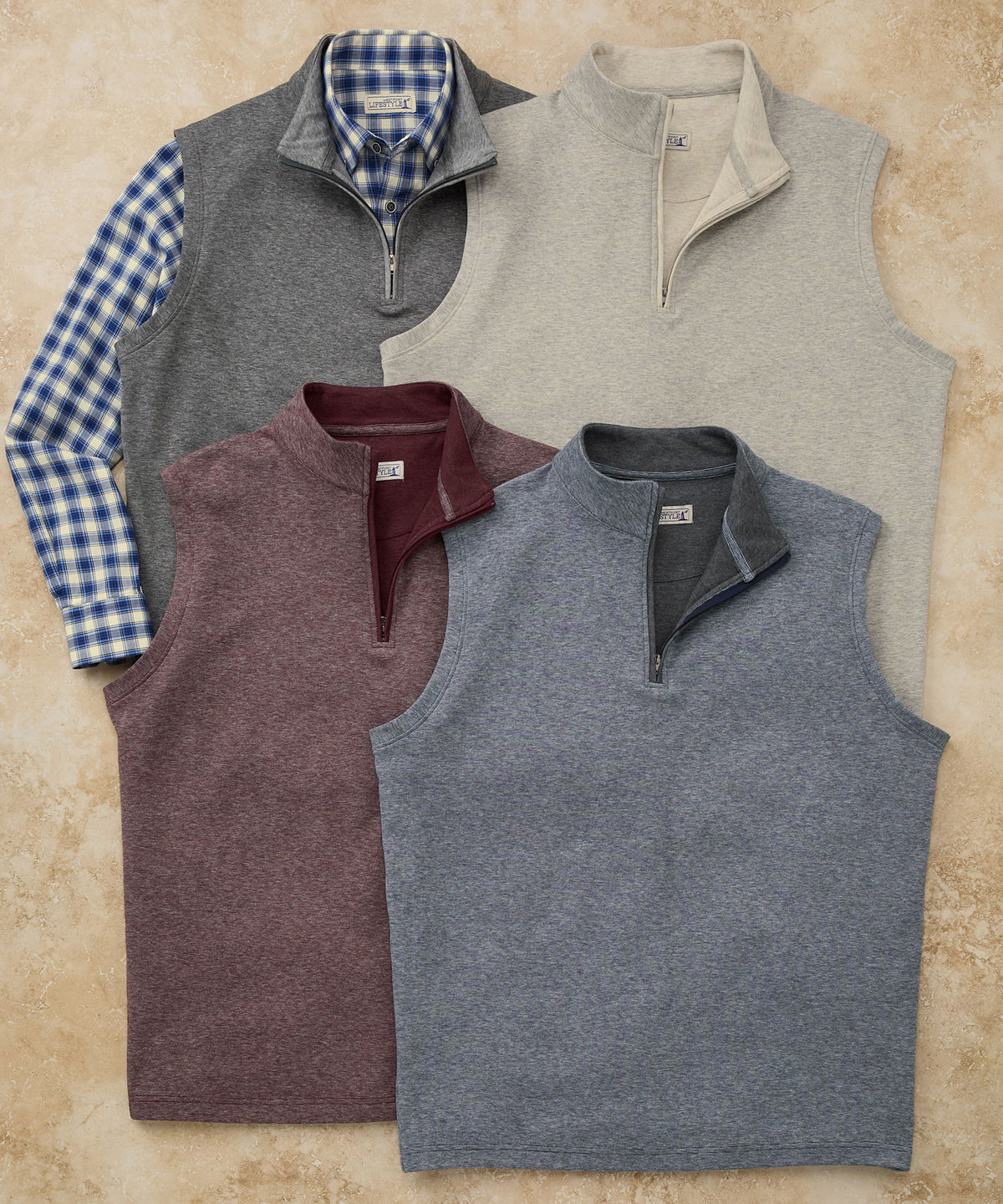 Westport Lifestyle "The Signature" Quarter-Zip Vest, Men's Big & Tall