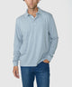 Westport Lifestyle Sunwashed Long Sleeve Polo - Granite