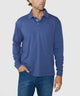 Westport Lifestyle Sunwashed Long Sleeve Polo - Navy
