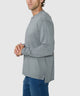 Westport Lifestyle Sunwashed Long Sleeve Henley - Tumbleweed