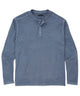 Westport Lifestyle Sunwashed Long Sleeve Henley - Lake