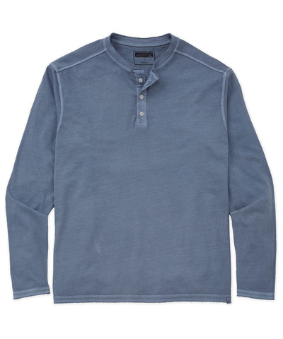 Westport Lifestyle Sunwashed Long Sleeve Henley, Men's Big & Tall