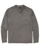 Westport Lifestyle Sunwashed Long Sleeve Henley - Tumbleweed