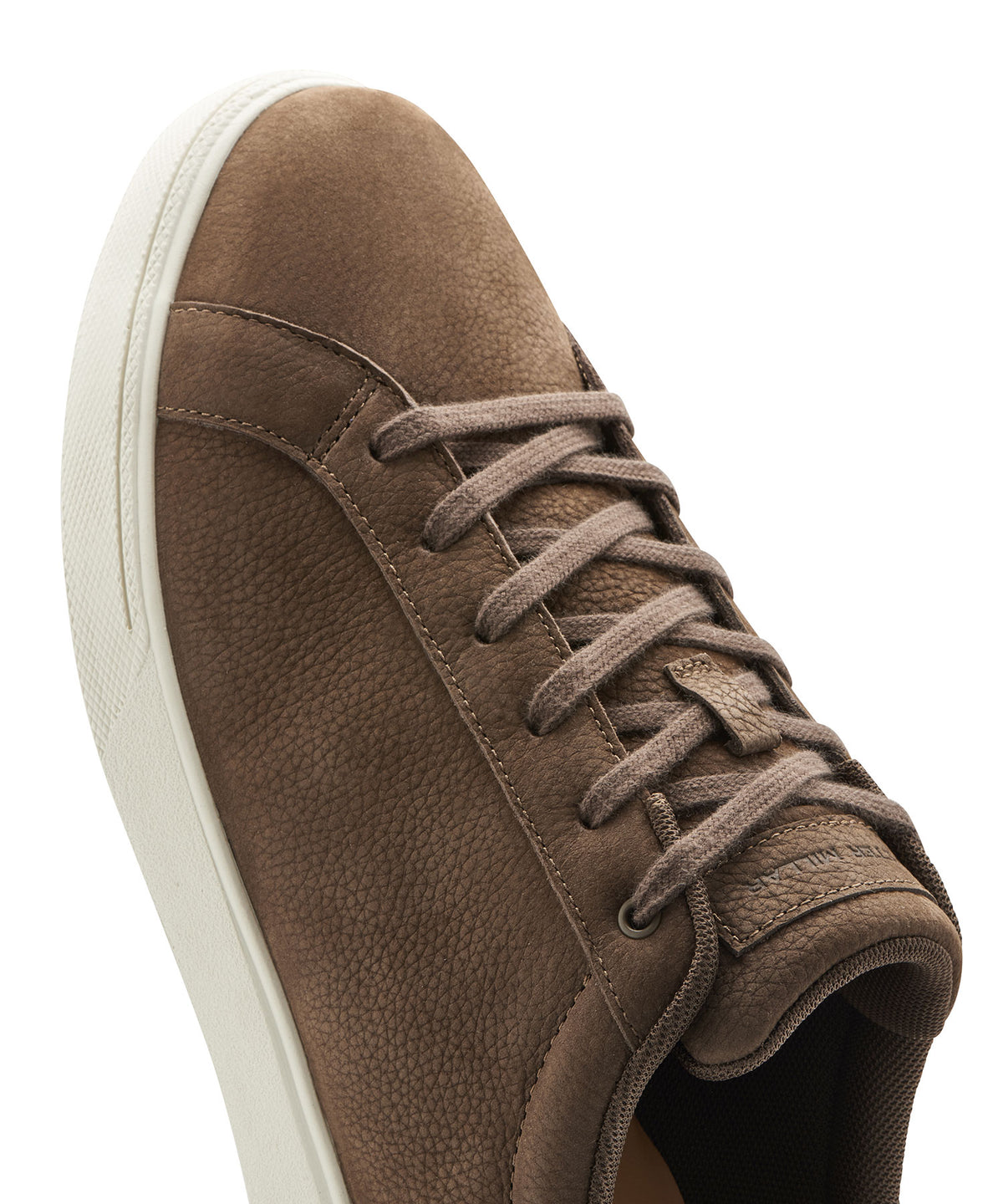 Peter Millar Drift Classic Nubuck Sneaker - Oak, Men's Big & Tall