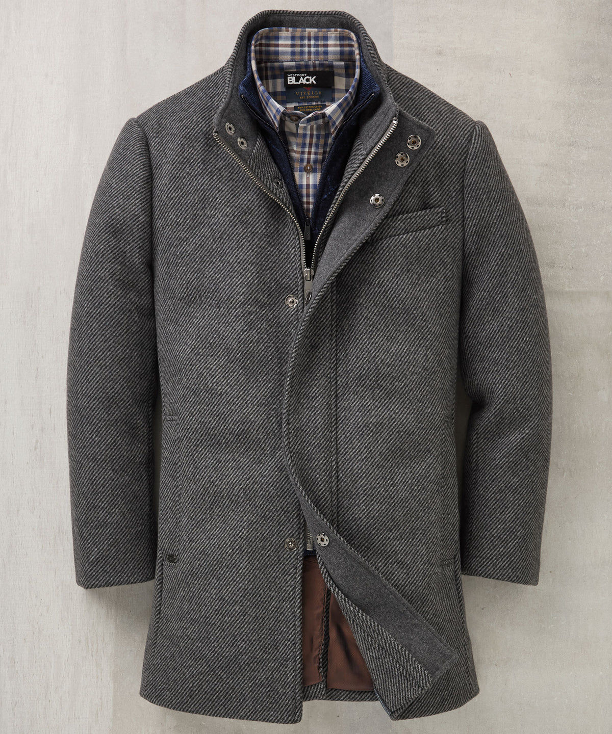 Hart Schaffner Marx Twill Car Coat, Men's Big & Tall