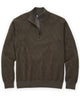Westport Black Belvedere Diamond Quarter-Zip Pullover - Sage