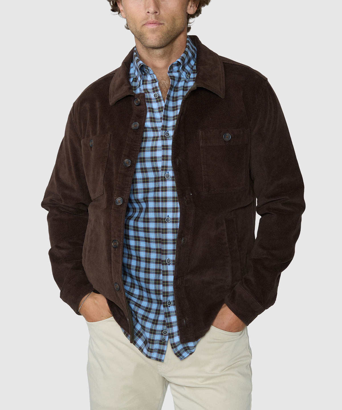 Westport Black Stone Mountain Moleskin Shacket, Men's Big & Tall