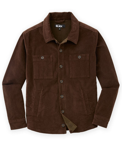 Westport Black Stone Mountain Moleskin Shacket, Men's Big & Tall