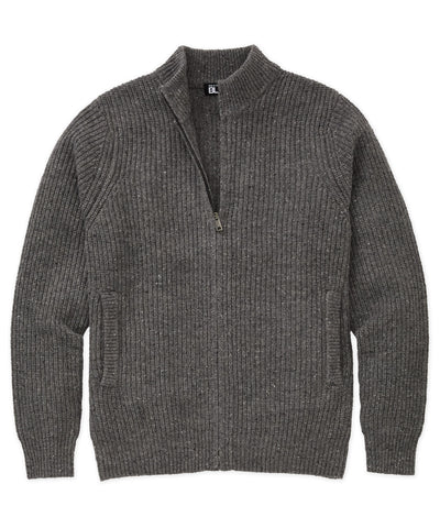 Westport Black Warf Full-Zip Cardigan, Men's Big & Tall