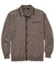 Westport Black Long Sleeve Sparks Button Front Knit Shirt - Driftwood
