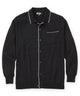 Westport Black Long Sleeve Sparks Button Front Knit Shirt