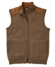 Westport Black Redrock Full-Zip Donegal Vest - Cedar