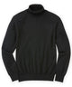 Westport Black Hudson Peak Merino Wool Turtleneck Sweater