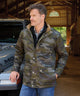 Westport Black CamoRidge Waxed Cotton Car Coat
