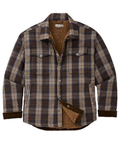 Westport Lifestyle Long Sleeve Firepit Flannel Shirt Jacket, Men's Big & Tall