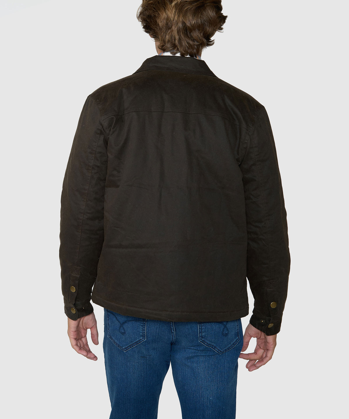 Westport Lifestyle Rambler Waxed Cotton Jacket - Brown, Men's Big & Tall