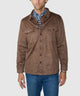 Westport Lifestyle Long Sleeve Timberline Ultra Suede Overshirt - Chocolate