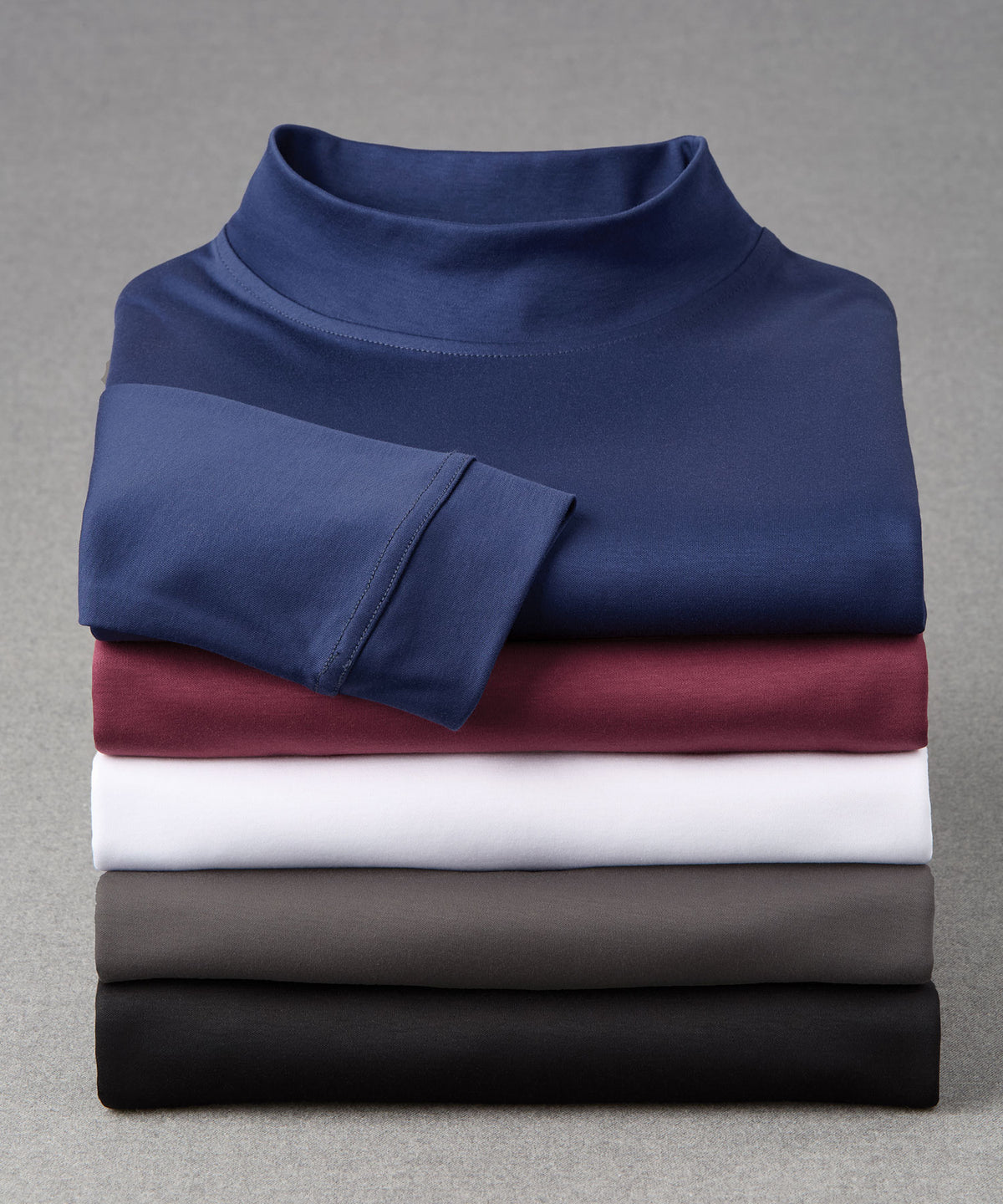 Westport Lifestyle Long Sleeve Summit Stretch Cotton Mock Pullover, Men's Big & Tall