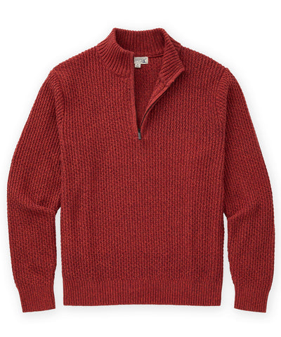 Westport Lifestyle Long Sleeve Triad Quarter-Zip Pullover, Men's Big & Tall