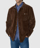 Westport Lifestyle Yellowstone Knit Corded Shirt Jacket - Brown