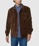 Westport Lifestyle Yellowstone Knit Corded Shirt Jacket - Brown
