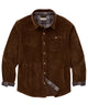 Westport Lifestyle Yellowstone Knit Corded Shirt Jacket - Brown