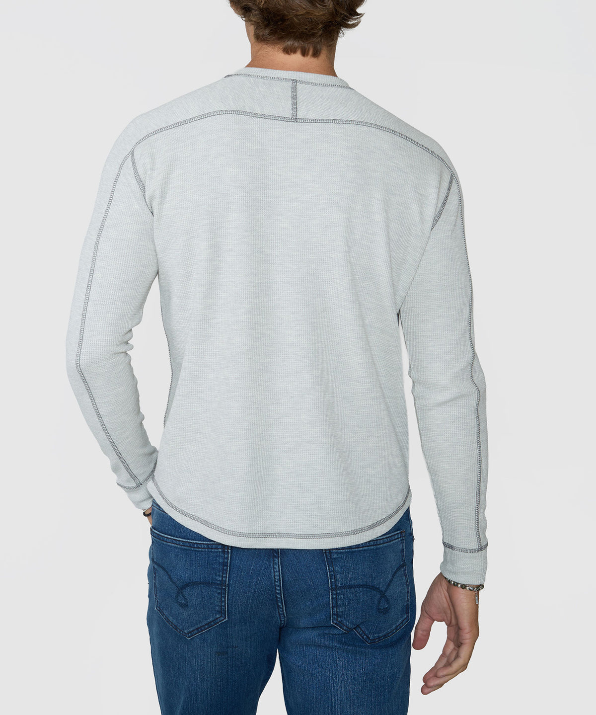 Westport Lifestyle Long Sleeve Cooper Waffle Crew Pullover, Men's Big & Tall