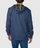 Westport Lifestyle Firepit Hooded Shirt Jacket - Indigo