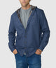 Westport Lifestyle Firepit Hooded Shirt Jacket - Indigo